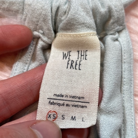 Free People Heat Wave Tank Top in Sky Blue sz XS - Picture 3 of 13